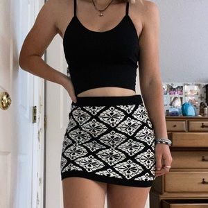 Vintage Knit mini skirt